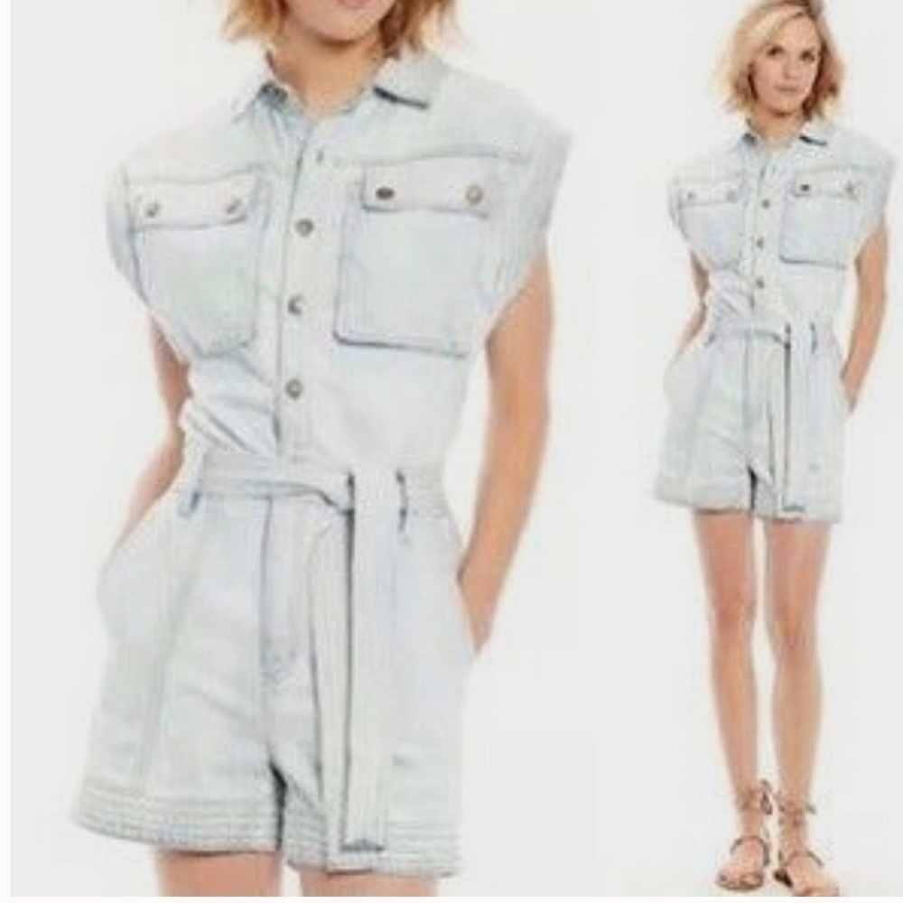 Happy Nature Denim Romper